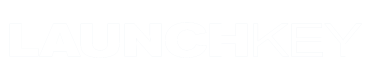 Launchkey logo (white)