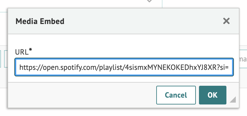 URL embed