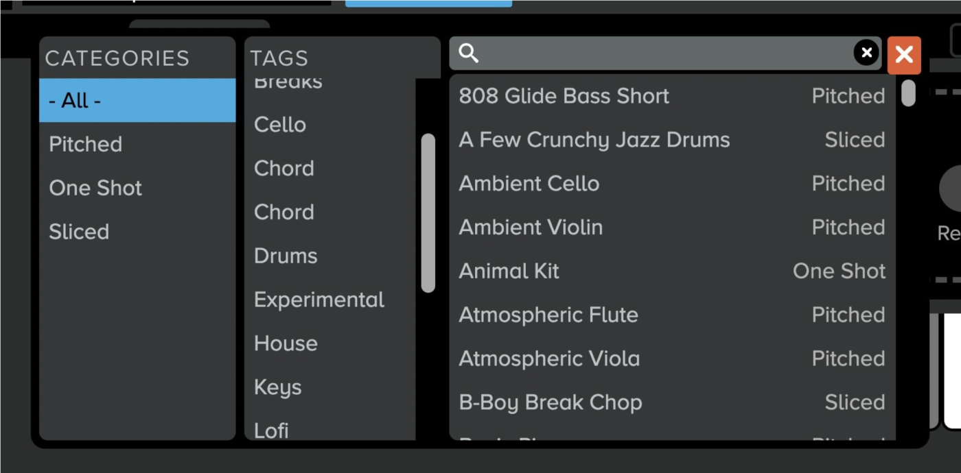 YuStudio Sampler tool picture