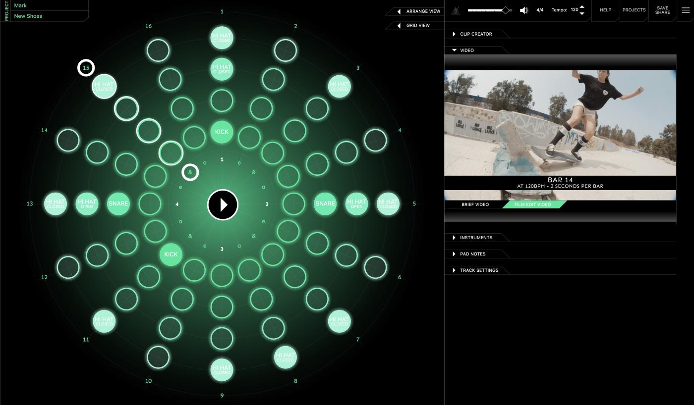 OGen Plus screen- Music for film view