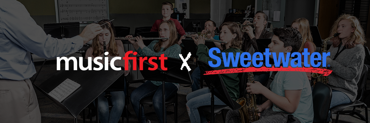Sweetwater and musicfirst logo