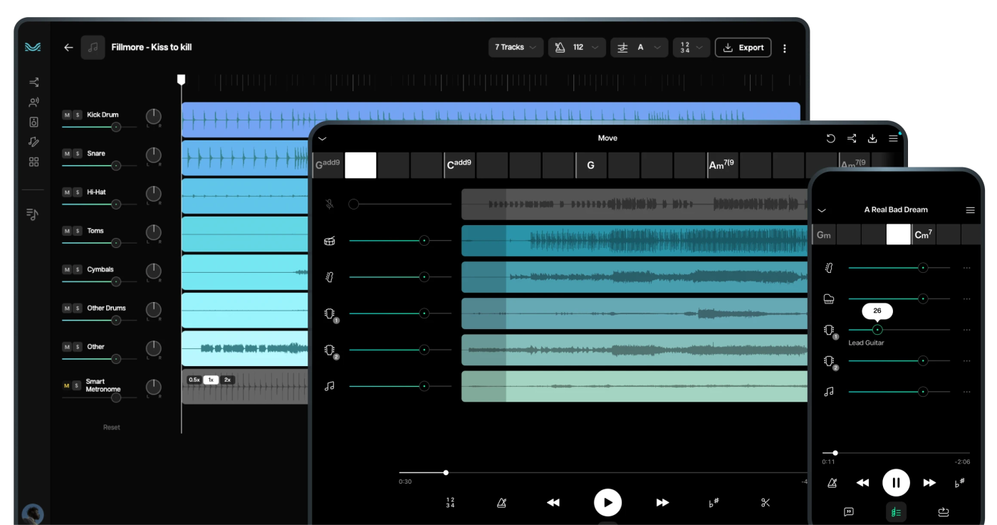 Moises Devices software