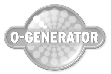 O-Generator white logo