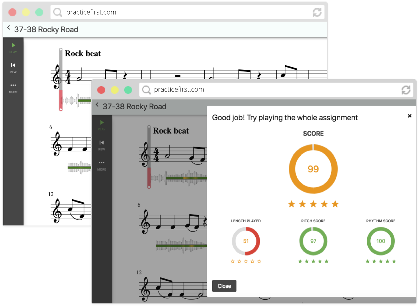 PracticeFirst new look