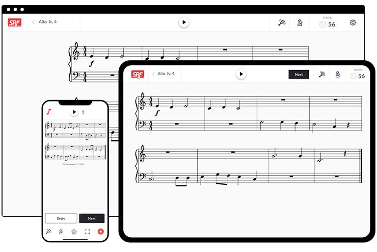Sight Reading Factory on iPad